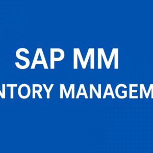 Sap inventory management Certified Course