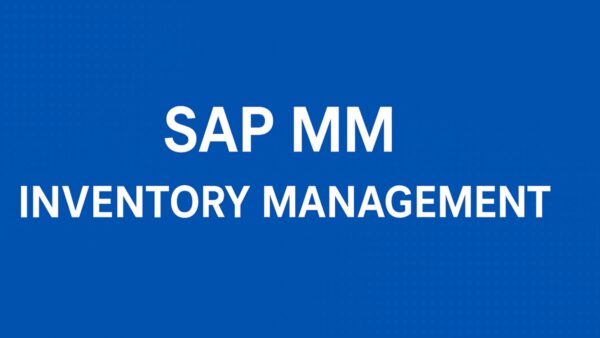 Sap inventory management Certified Course