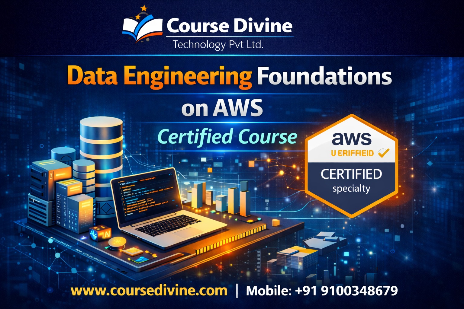 Data Engineering Foundations on AWS Certified Course