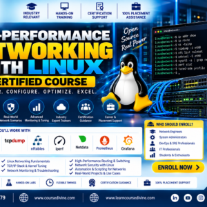 HIGH-PERFORMANCE NETWORKING WITH LINUX – CERTIFIED COURSE