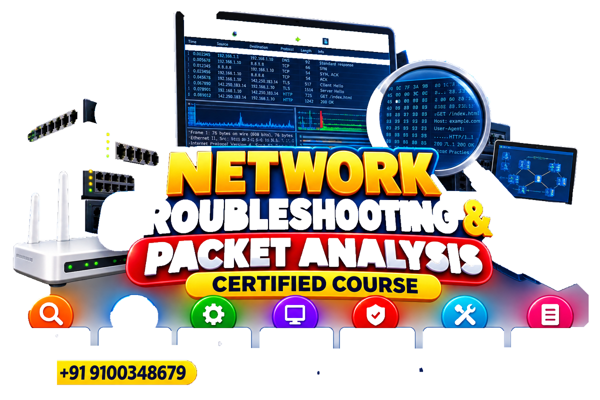NETWORK TROUBLESHOOTING & PACKET ANALYSIS CERTIFIED COURSE