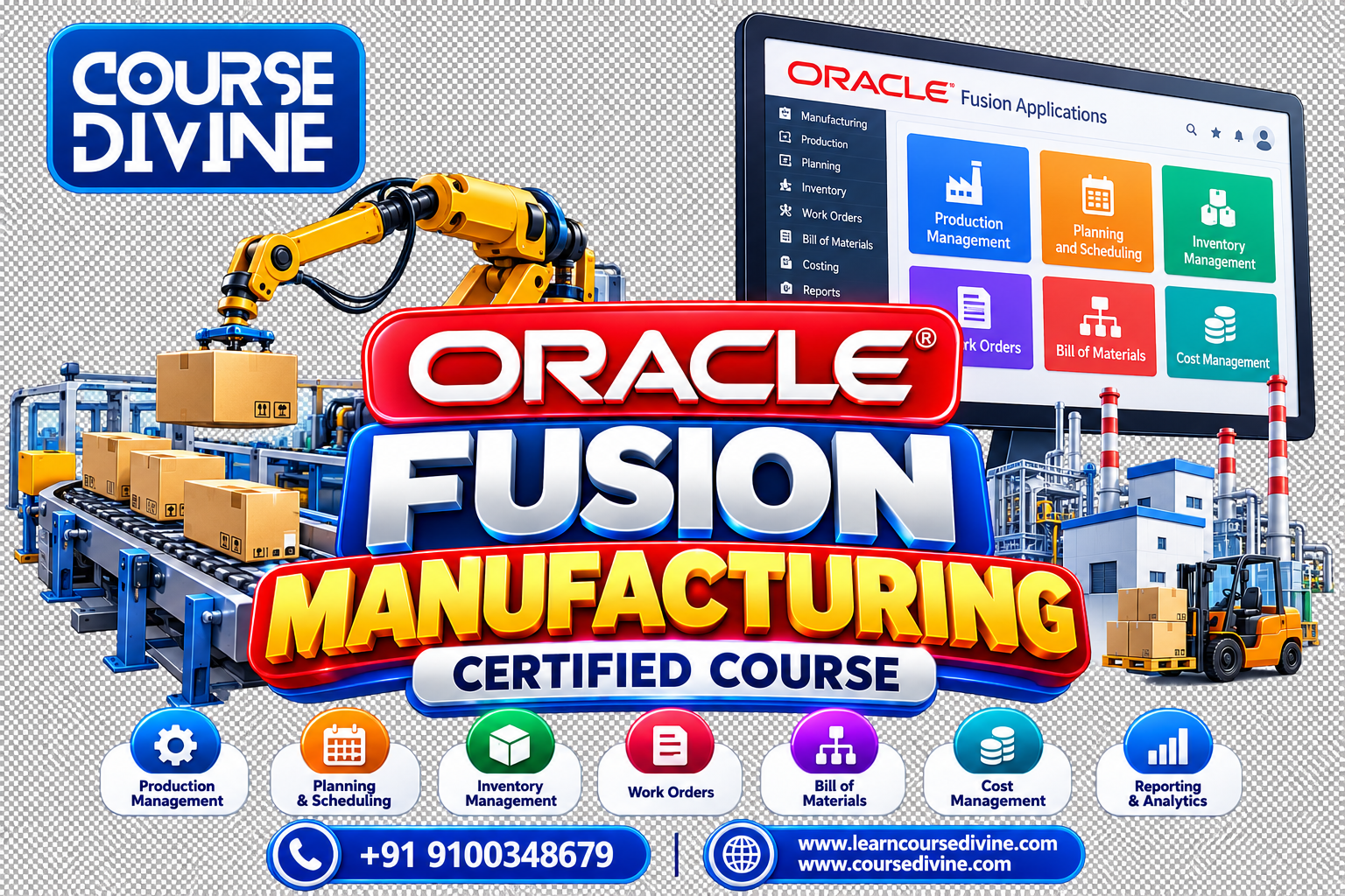 ORACLE FUSION MANUFACTURING CERTIFIED COURSE