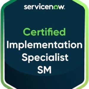 SERVICENOW CIS – SERVICE MAPPING (SM) CERTIFIED COURSE